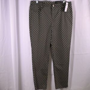 NWT Chico's So Slimming Polka Dot Girlfriend Jeans Size 2 US 12 34x28